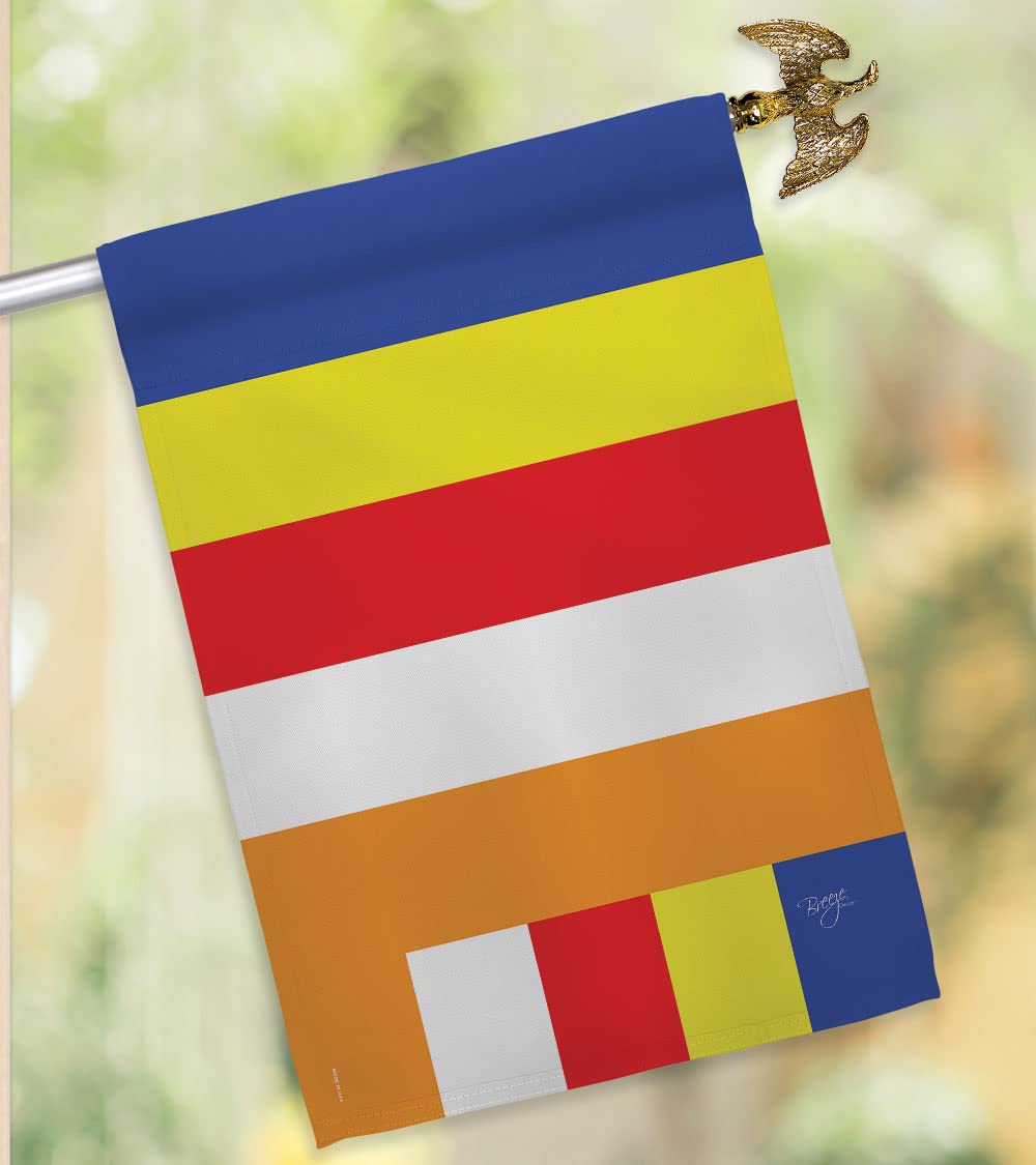 Buddhist House Flag Set 28x40