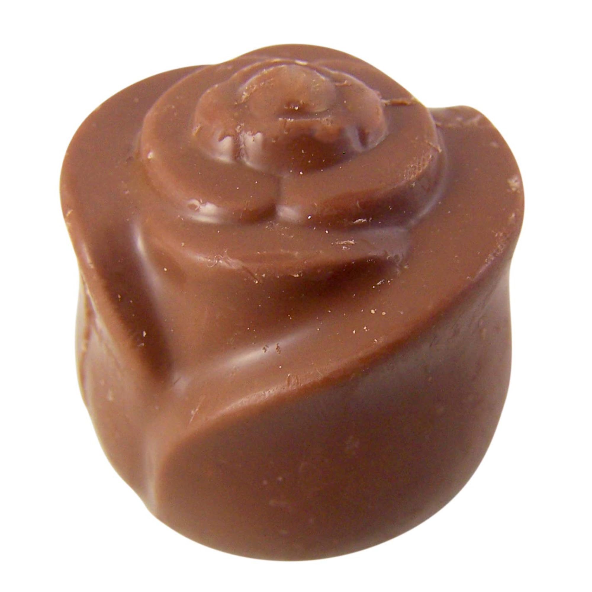 Single Long-Stemmed Milk Chocolate Candy Rose 0.63 oz (18g) - Elegant Edible Chocolate Flower Gift for Valentine's Day, Anniversary & Romantic Occasions