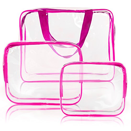 1 Large, 1 Medium, 1 Small-Hot Pink