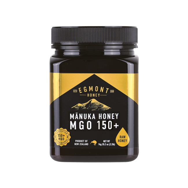 Egmont Pure Manuka Honey MGO 150+ 1KG Jar - Natural Immune Support & Wound Healing - Perfect for Tea, Toast & Baking