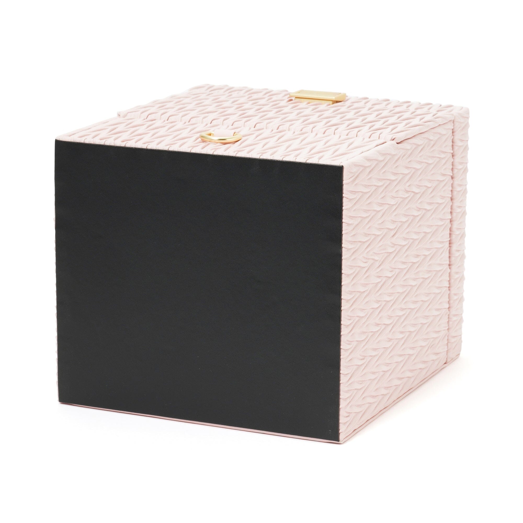 Pink Embossed Cosmetic Box - Elegant Makeup Storage for Travel, Home & Gift Giving | Durable & Stylish Beauty Organizer