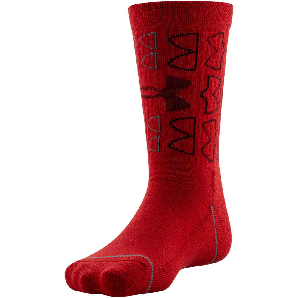 Under Armour Youth Phenom Crew Socks 3 Pack for Boys - Moisture-Wicking & Comfortable Athletic Socks for Sports, Running, and Everyday Wear