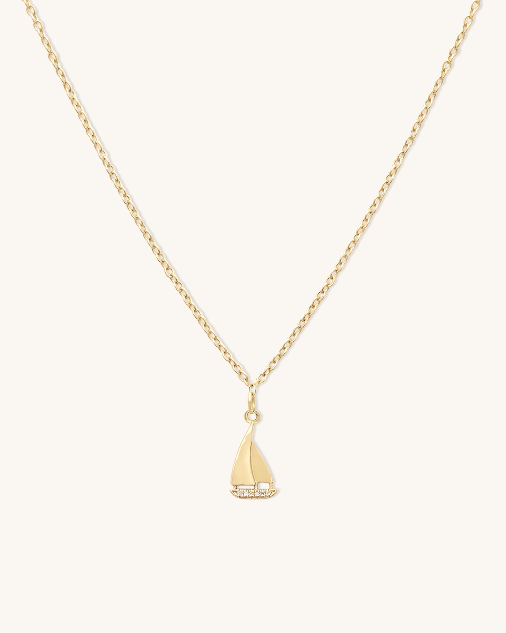 Sailboat Necklace for Women - Sterling Silver Nautical Jewelry - Perfect for Beach Vacations, Sailing Enthusiasts & Summer Outfits