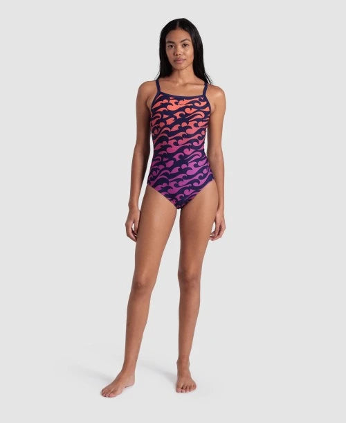 Arena Surfs Up Women's Swimsuit - Lightdrop Back Design for Surfing & Beach Activities | Perfect for Swimming, Surfing & Summer Vacations