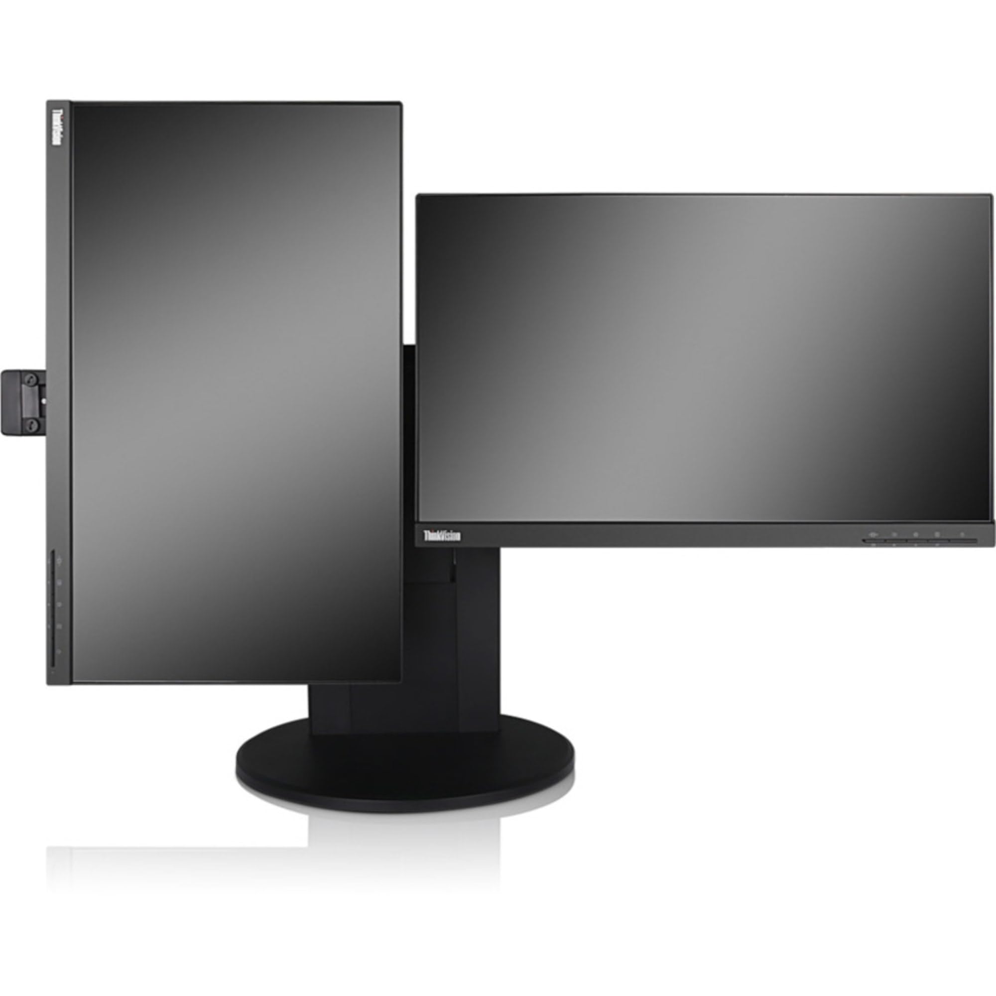 Lenovo ThinkCentre Tiny Dual Monitor Stand - Adjustable Height & VESA Mount for Home & Office Workspace Setup
