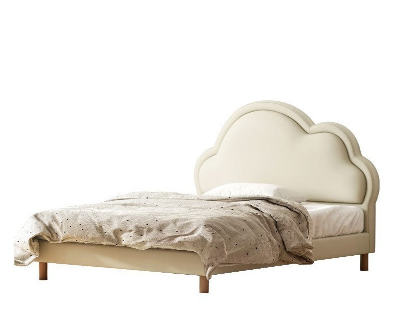 Organic Leather Kids Bed – Premium Handmade Toddler Bed for Safe & Comfortable Sleep – Perfect for Nursery, Bedroom & Daycare