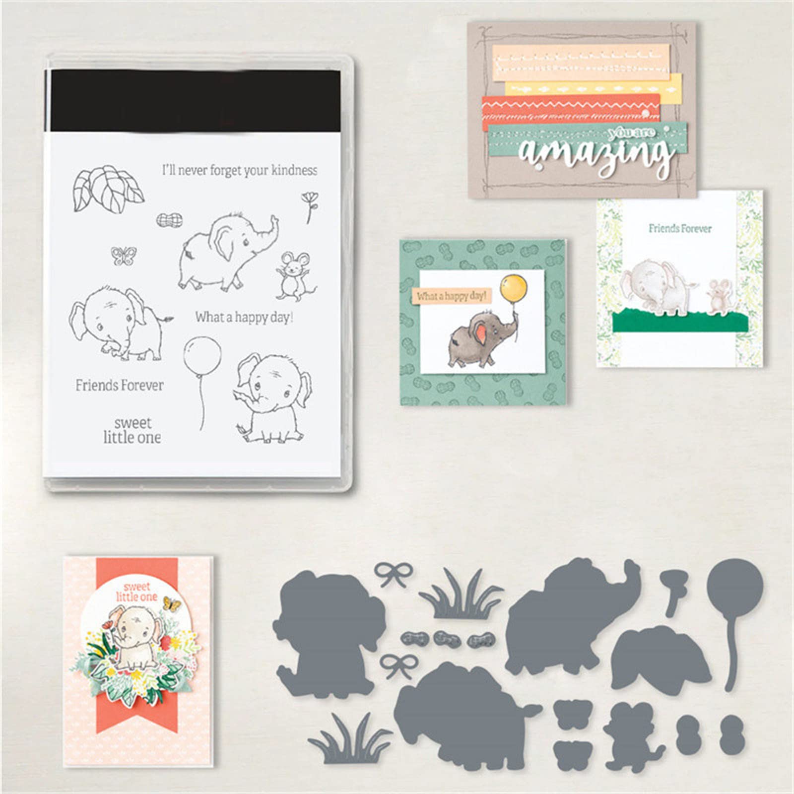 Premium Card Making Stamps & Dies Set - DIY Scrapbooking Supplies for Handmade Greeting Cards, Invitations & Gift Decorations - Clear Stamps for Arts & Crafts Projects - Perfect for Birthdays, Weddings & Holiday Cards
