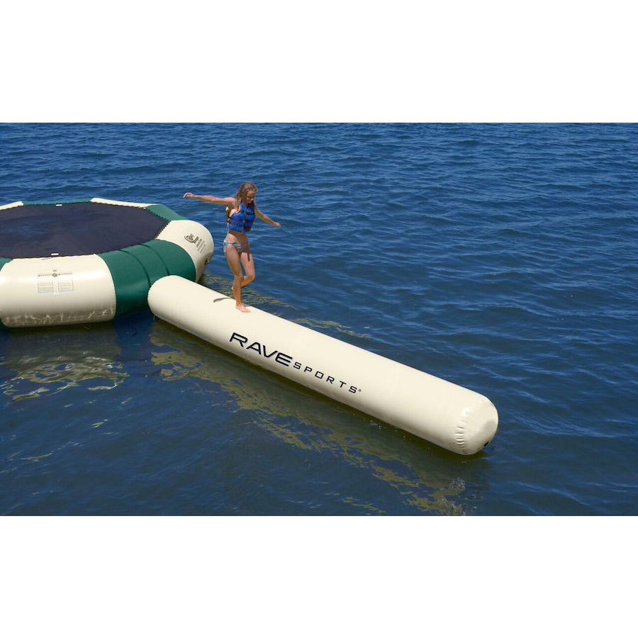 Rave Aqua Log Water Trampoline Attachment - Floating Bounce Accessory for Lake & Pool Fun | Perfect for Summer Water Games & Backyard Parties