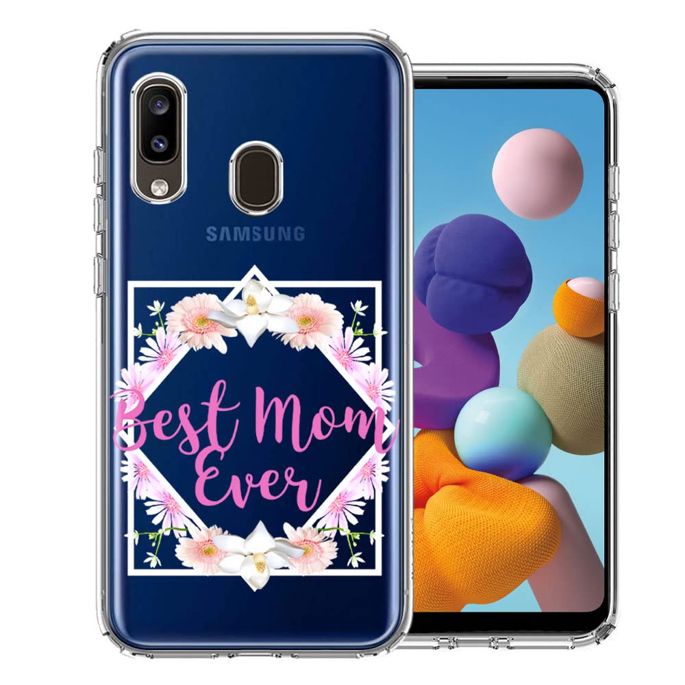 Samsung Galaxy A20 Phone Case - Best Mom Gift for Mother's Day - Floral Design for Daily Use