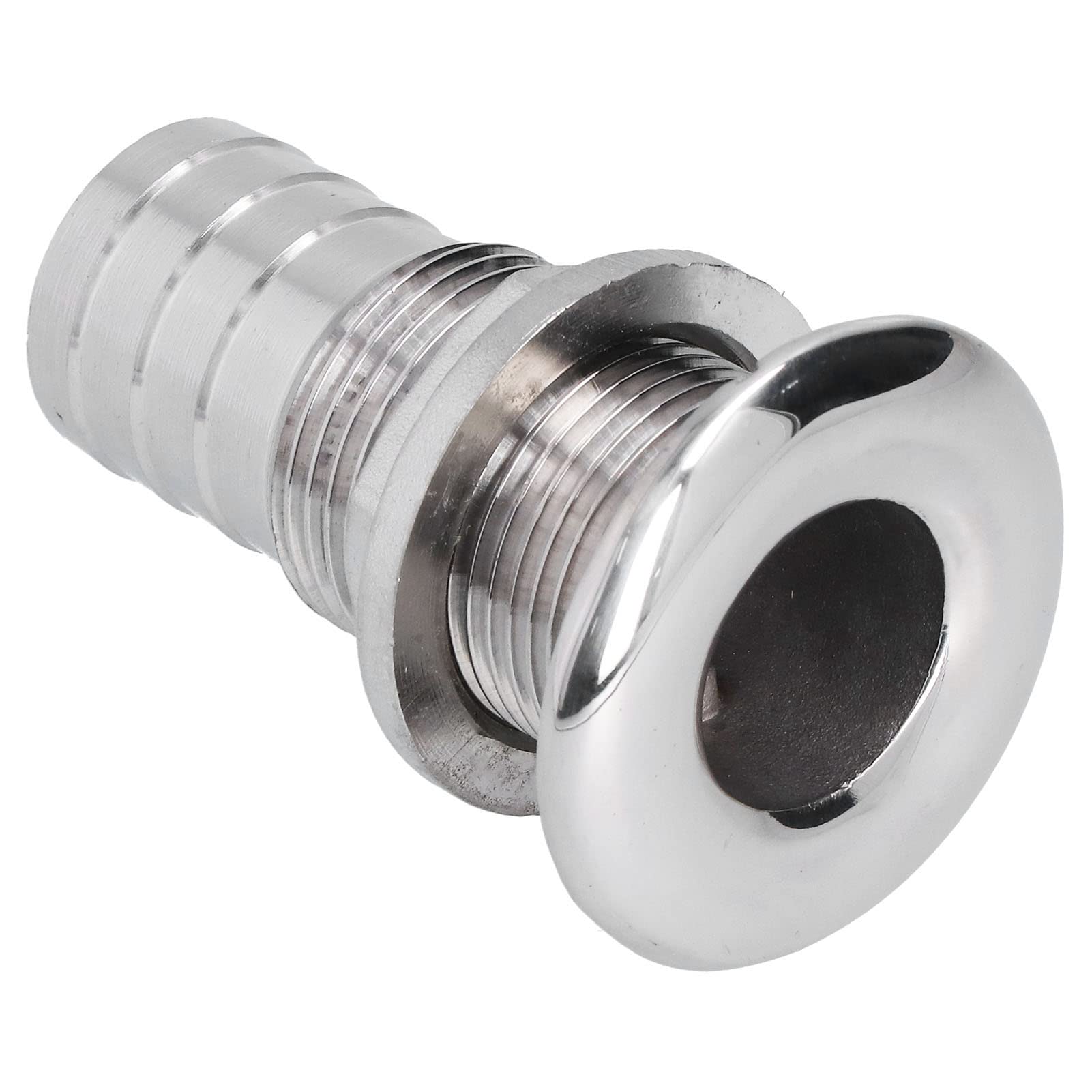 316 Stainless Steel Marine Boat Water Drain Plug - 1 Inch Thru Hull Fitting for Yachts & Boats | Perfect for Bilge Drainage & Deck Water Removal
