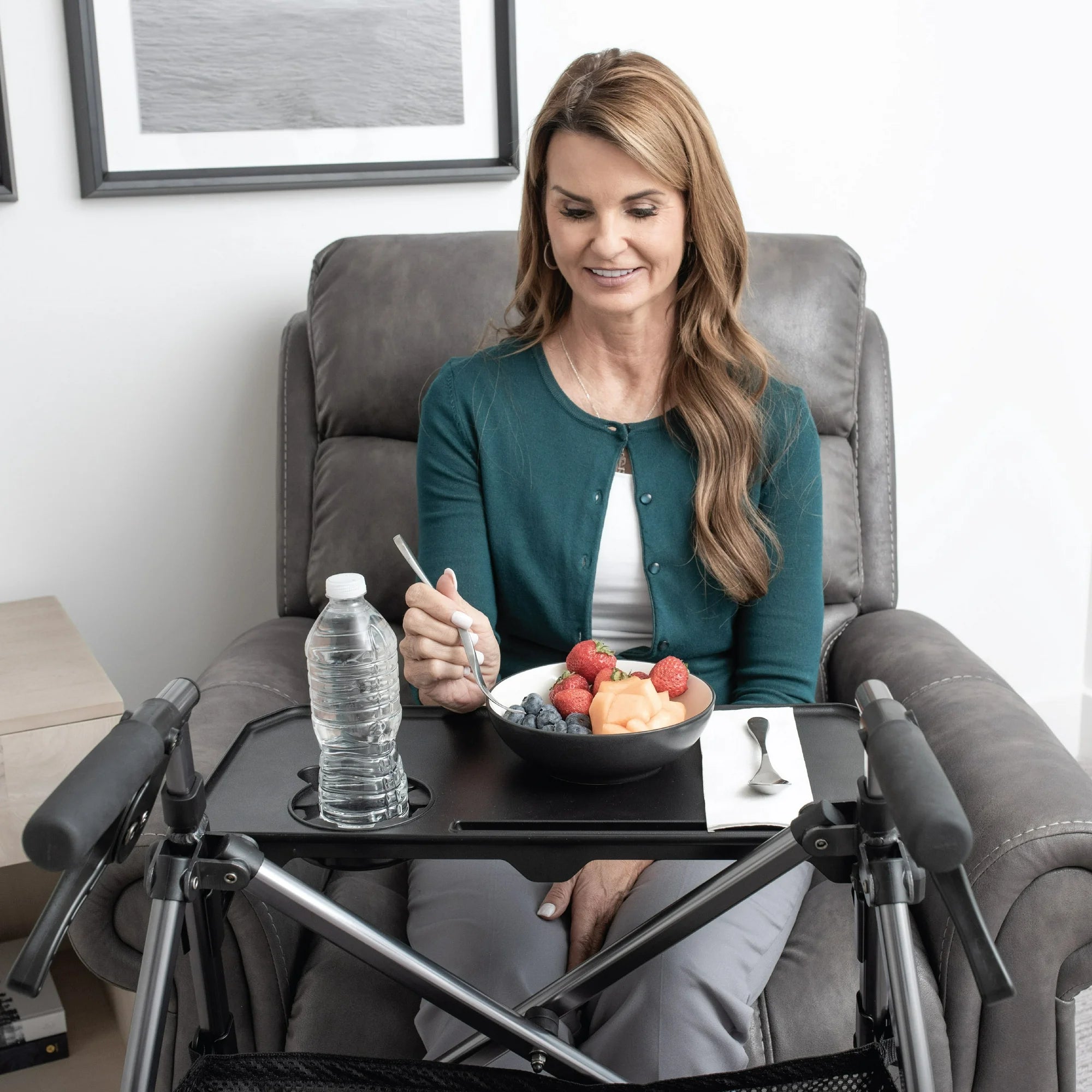 Stander Walker Tray Accessory - Durable & Adjustable Tray for Mobility Walkers - Perfect for Meals, Reading & Daily Activities