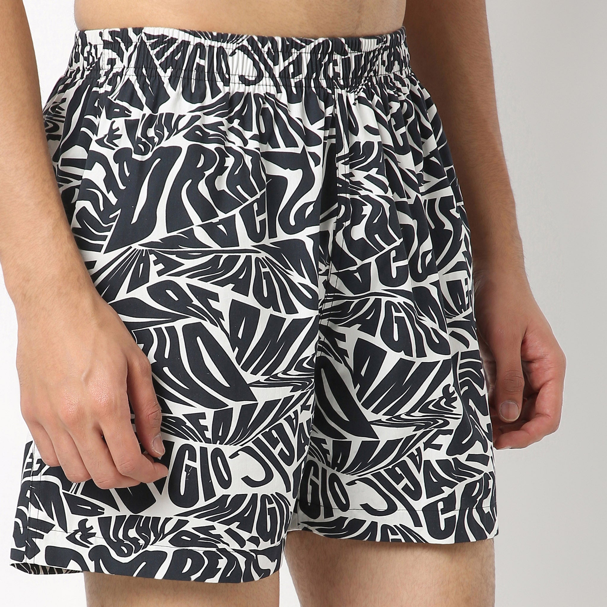 Men's Comfort Cotton Boxer Briefs with Soft Viscose Lining - Digital Printed Underwear for Everyday Wear & Lounge