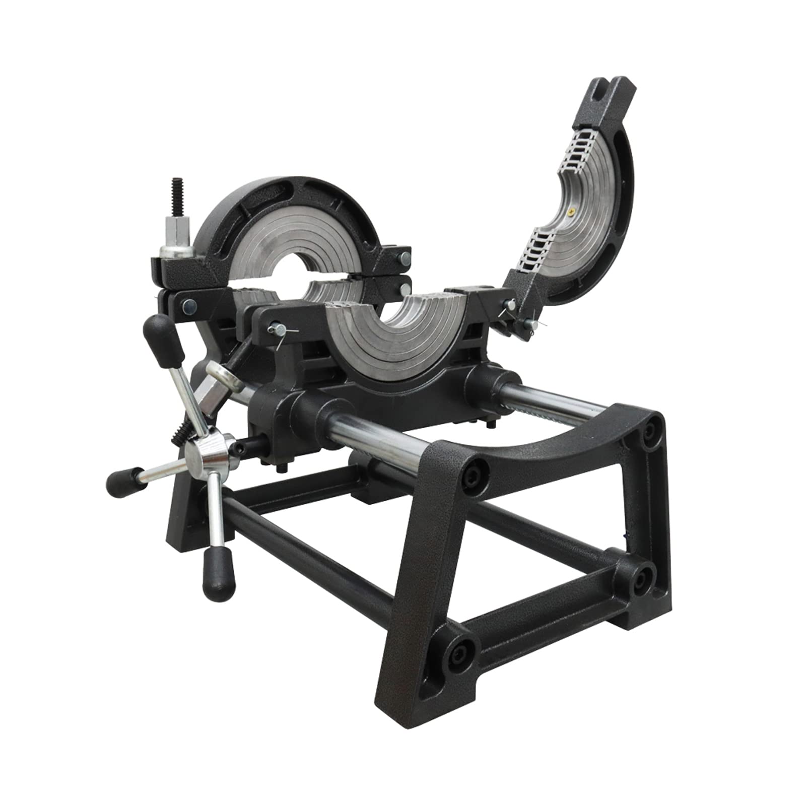 Manual HDPE Butt Fusion Welding Machine - 110V PE/PP/PB/PVDF Pipe Welder with 2 Clamps (63-160mm) - Perfect for Plumbing, Irrigation & Gas Pipe Installation Projects