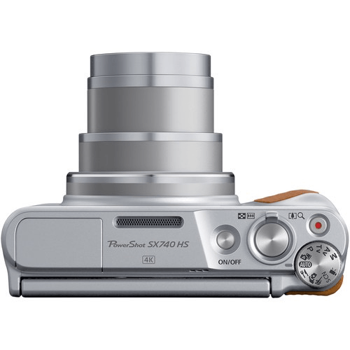 Canon PowerShot SX740 HS 20.3MP Digital Camera with 40x Optical Zoom, 4K Video, Wi-Fi & NFC (Silver) - Perfect for Travel Photography, Vlogging, and Family Events