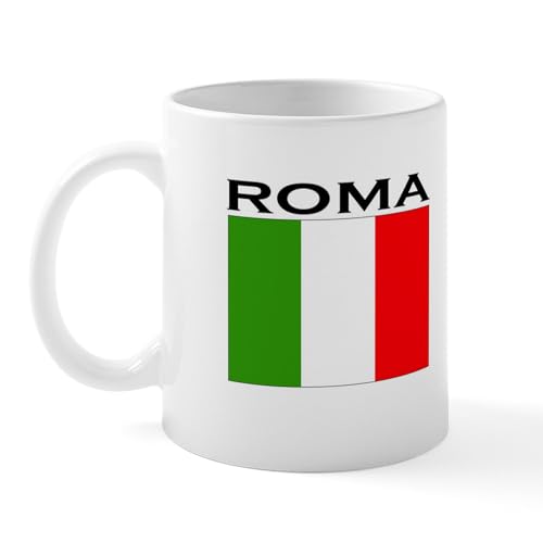 White - Roma, Italia Mug