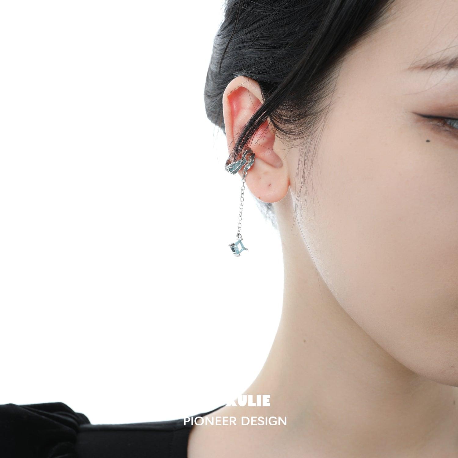 18K Gold Plated Tassel Drop Earrings for Women - Elegant Dangle Clip-On Earrings for Party, Wedding & Evening Events | Hypoallergenic Fashion Jewelry Gift
