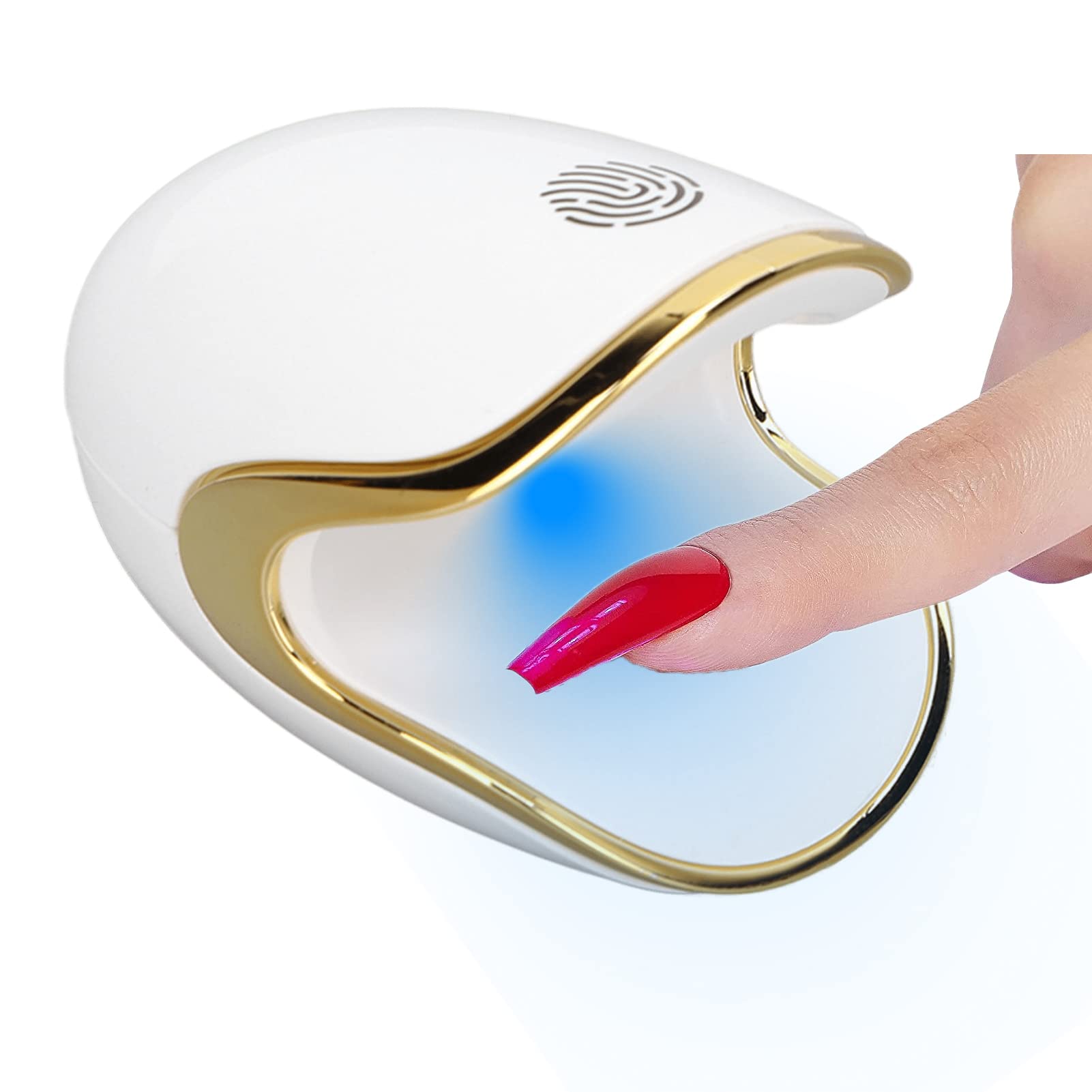 Mini UV LED Nail Lamp - Portable 360° Quick Dry Gel Nail Light for Manicure & Pedicure | Fast Curing for DIY Nail Art, Salon & Home Use | Perfect for Travel, Parties & Professional Nail Care