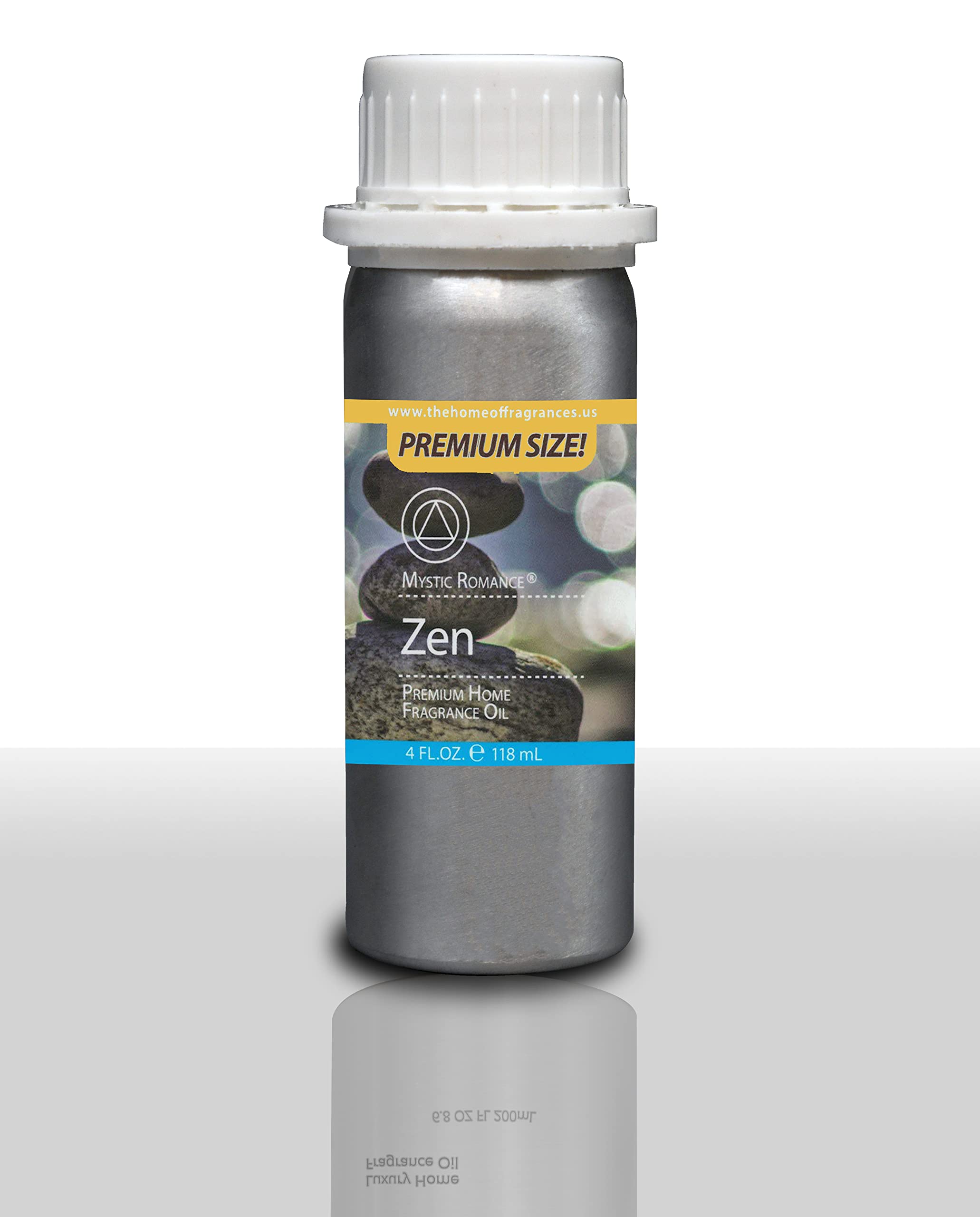 Mystic Romance Zen Scent Aromatherapy Essential Oil - 200mL for Relaxation, Meditation & Stress Relief