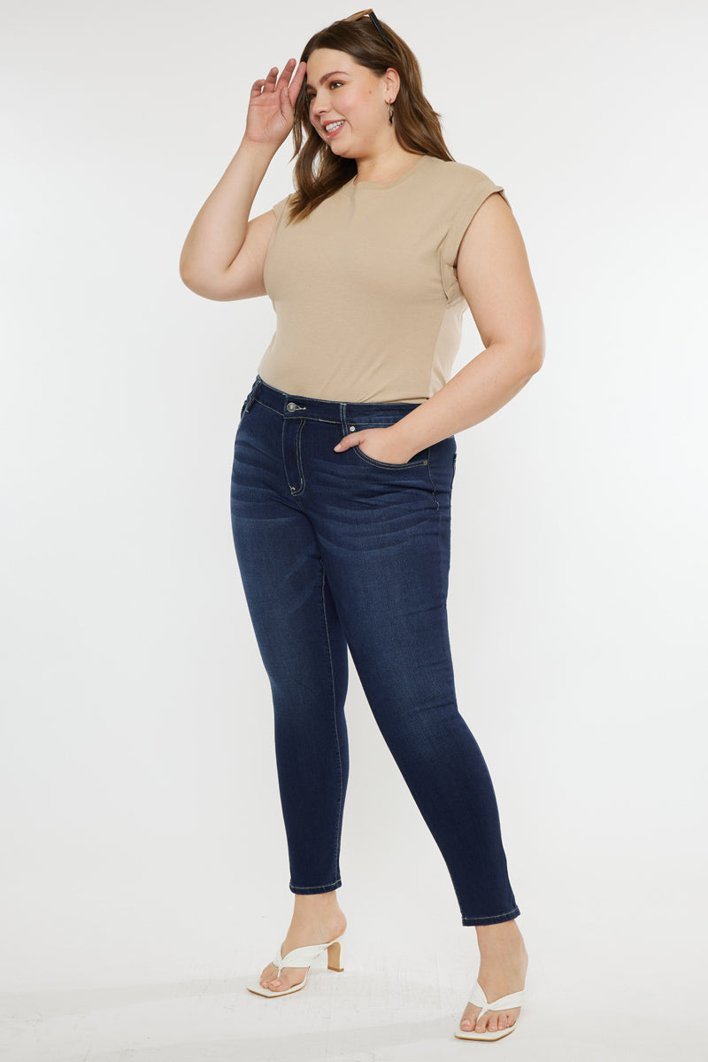 Elizabeth High Rise Super Skinny Jeans for Women - Plus Size Stretch Denim Pants, Comfortable & Flattering Fit - Perfect for Casual Wear, Date Night & Office Outfits