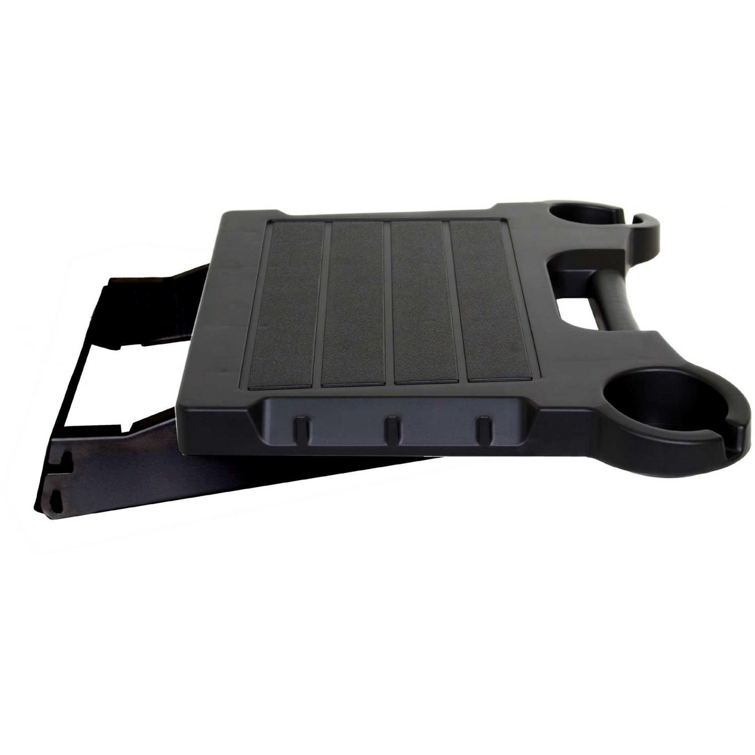 Broilmaster SKFPB2 Drop Down Side Shelf for Grill - Black Outdoor BBQ Accessory - Perfect for Backyard Cooking, Patio Grilling & Camping Trips