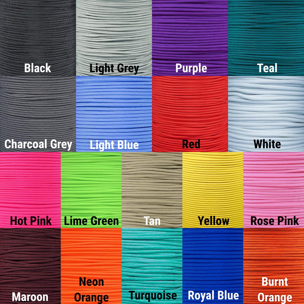 Custom Paracord Lanyards 5-Pack - Durable & Lightweight for Outdoor, Keys & ID Cards