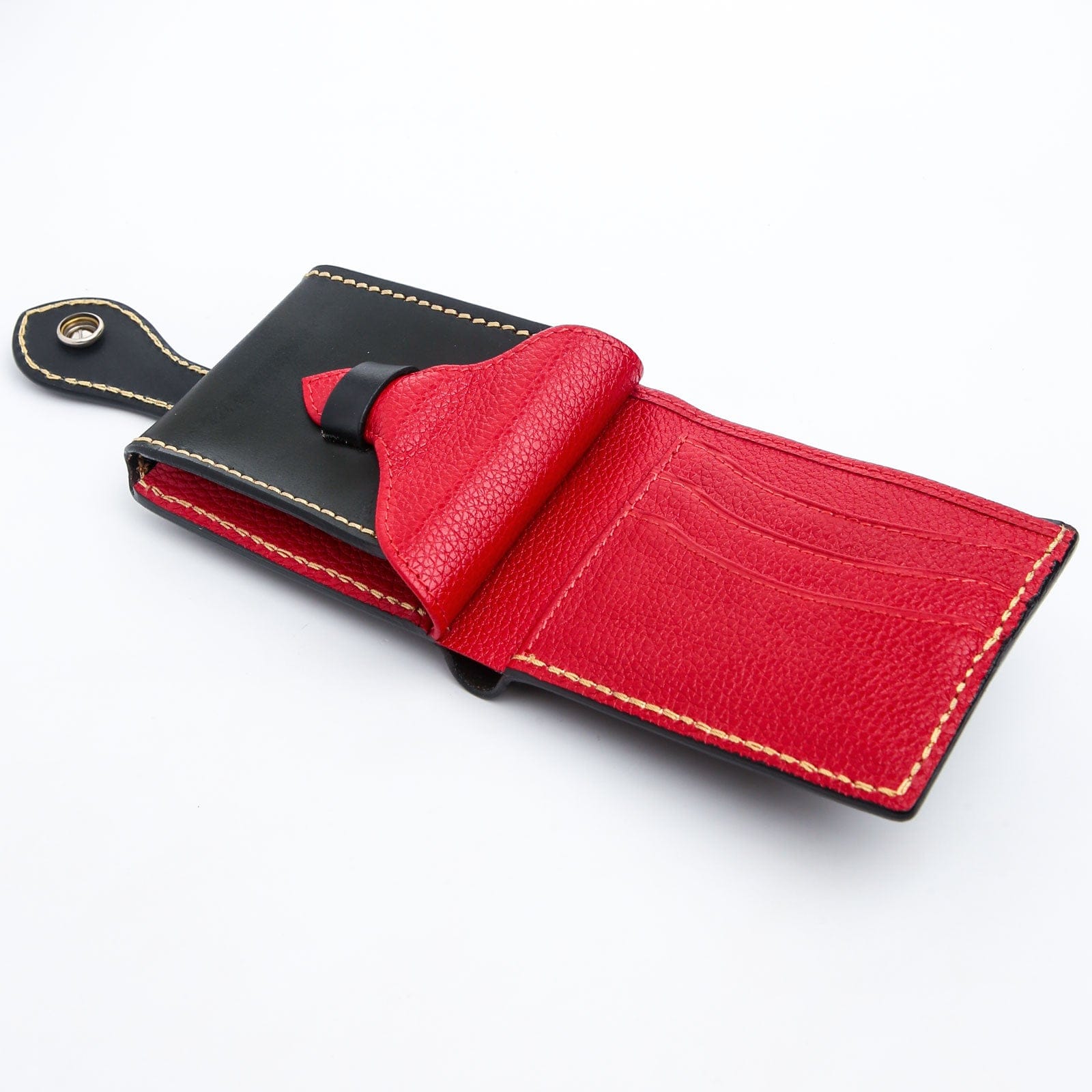Authentic Leather Turquoise Indian Cowboy Floral Biker Wallet for Men - Handmade Western Style Money Clip Billfold (Perfect for Bikers, Riders & Western Fashion Enthusiasts)