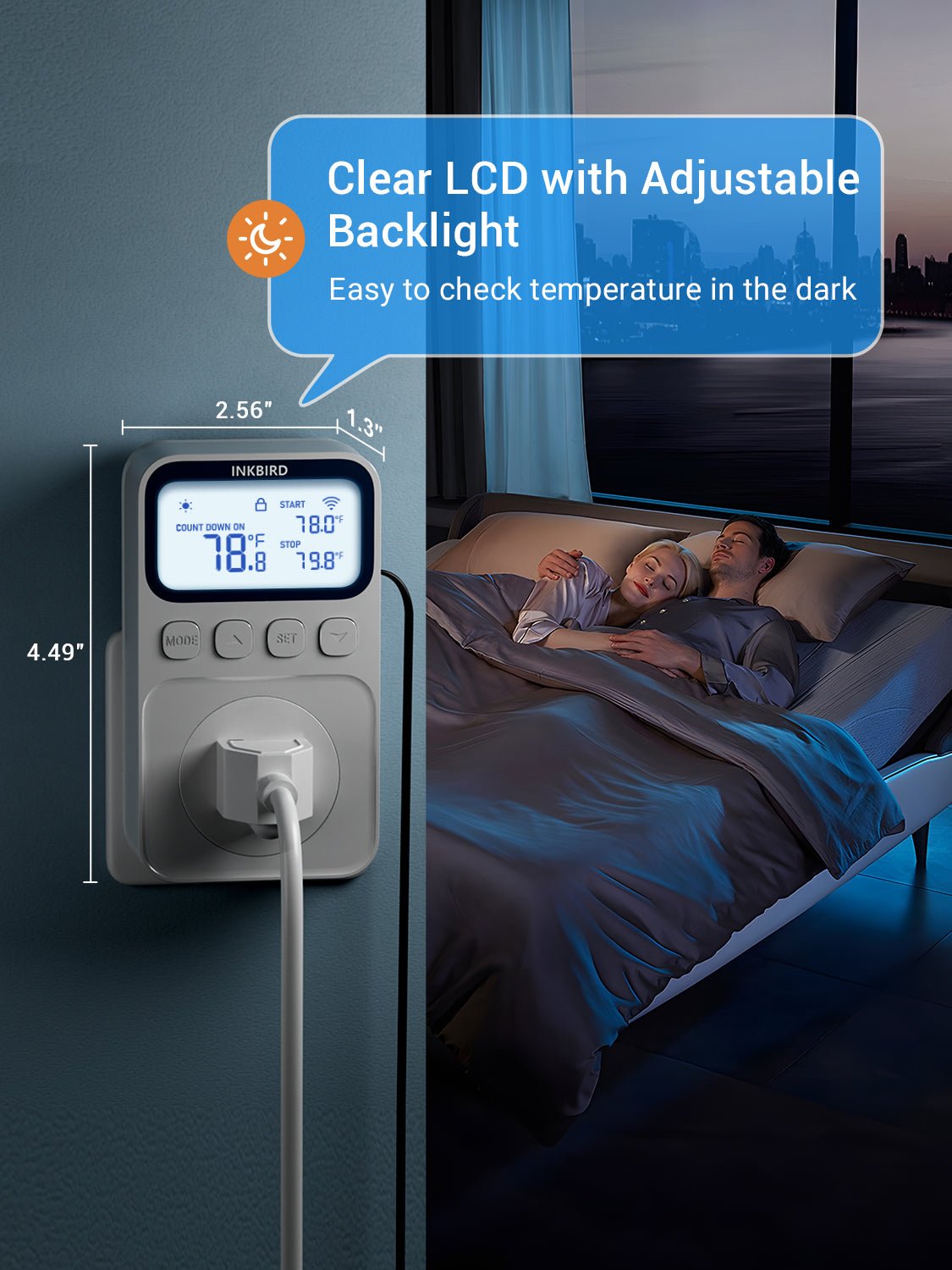 Precision Temperature Controller C236T for Home Brewing, Aquariums & HVAC Systems - Digital Thermostat with High Accuracy
