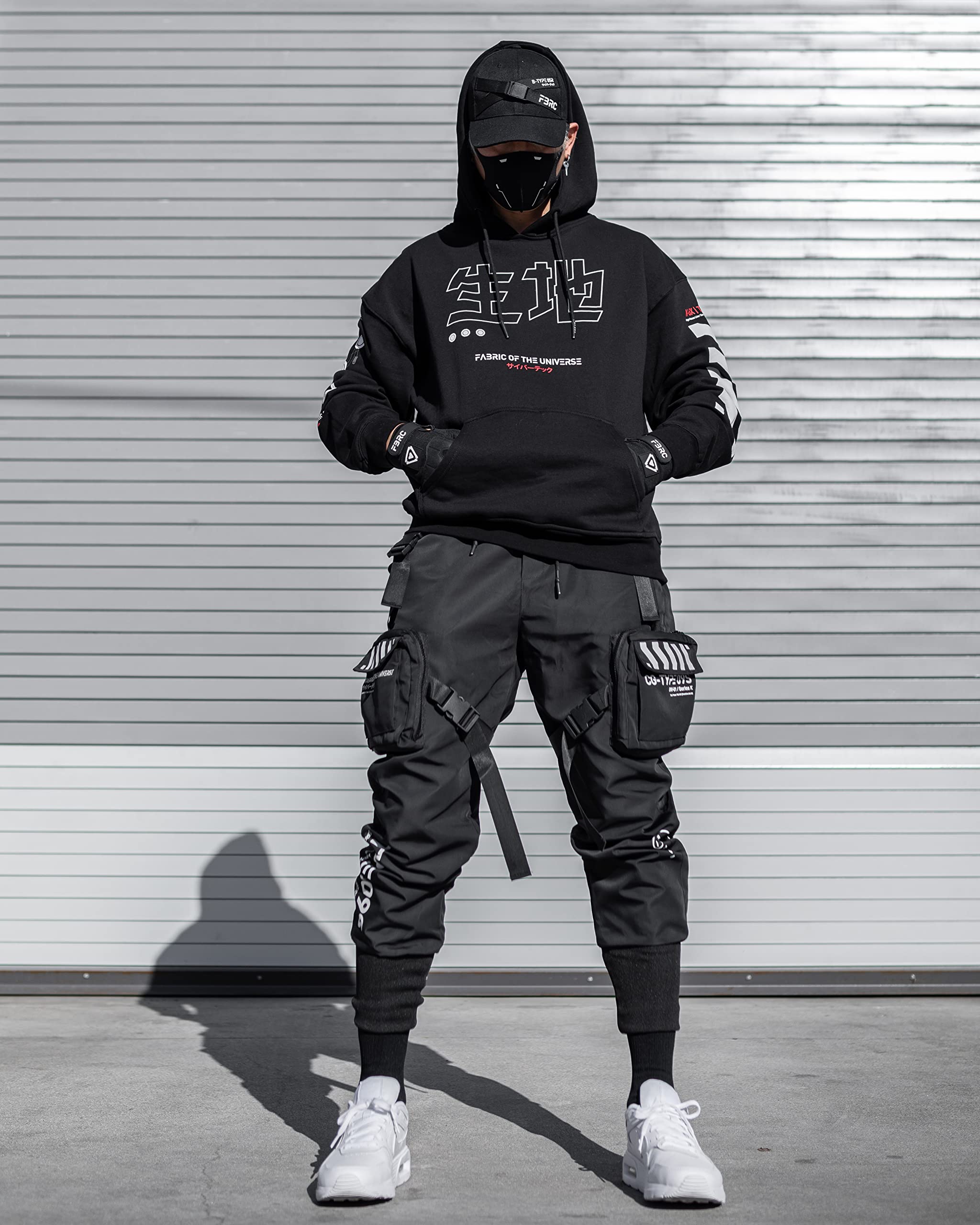 Universe Techwear Cargo Jogger Pants - Waterproof & Breathable Men's Streetwear with Multiple Pockets | Perfect for Urban Commuting, Hiking & Techwear Fashion