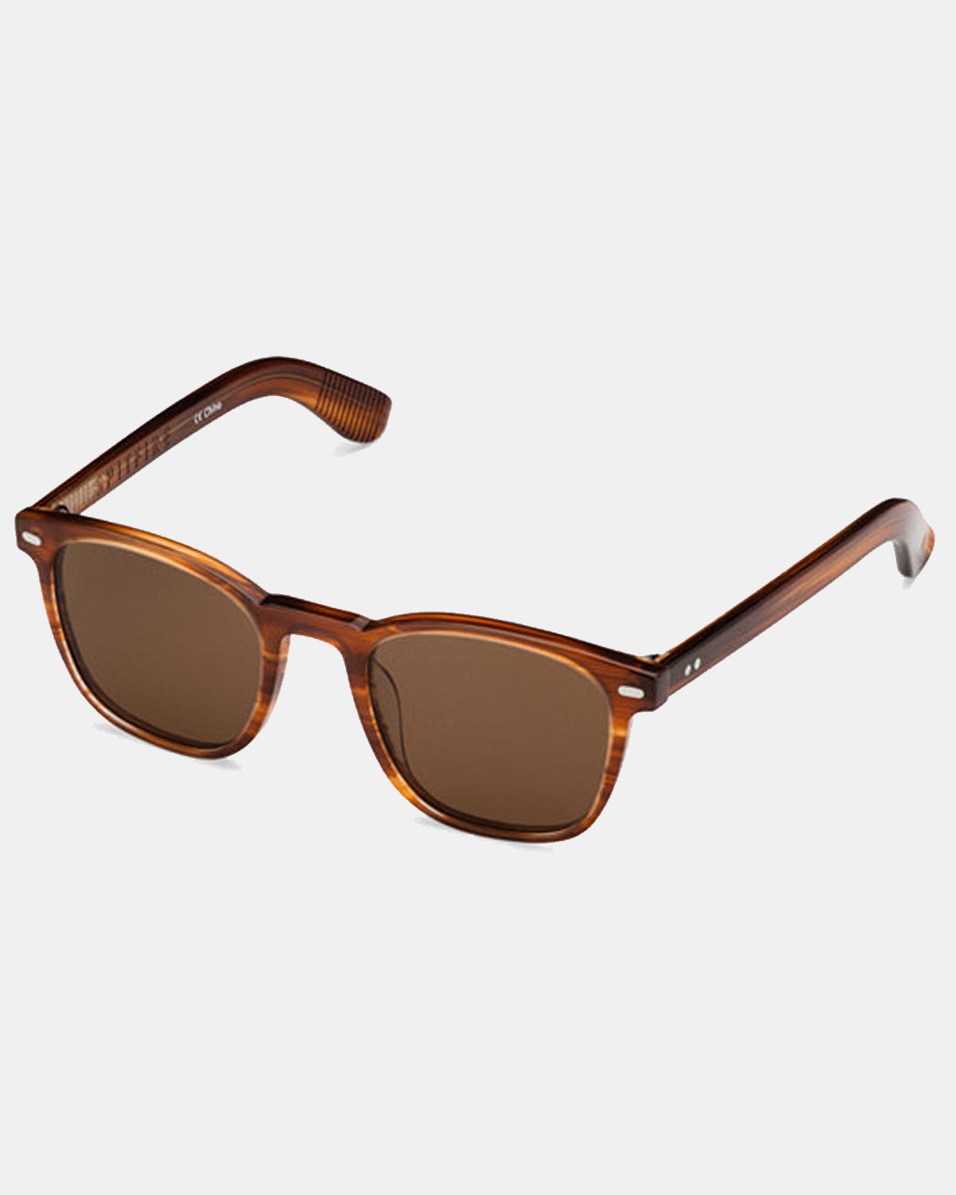 Spitfire Cut 24 Tortoise Brown Polarized Sunglasses for Men & Women - UV Protection, Fashionable Retro Style for Outdoor Activities, Driving, and Beach Vacations
