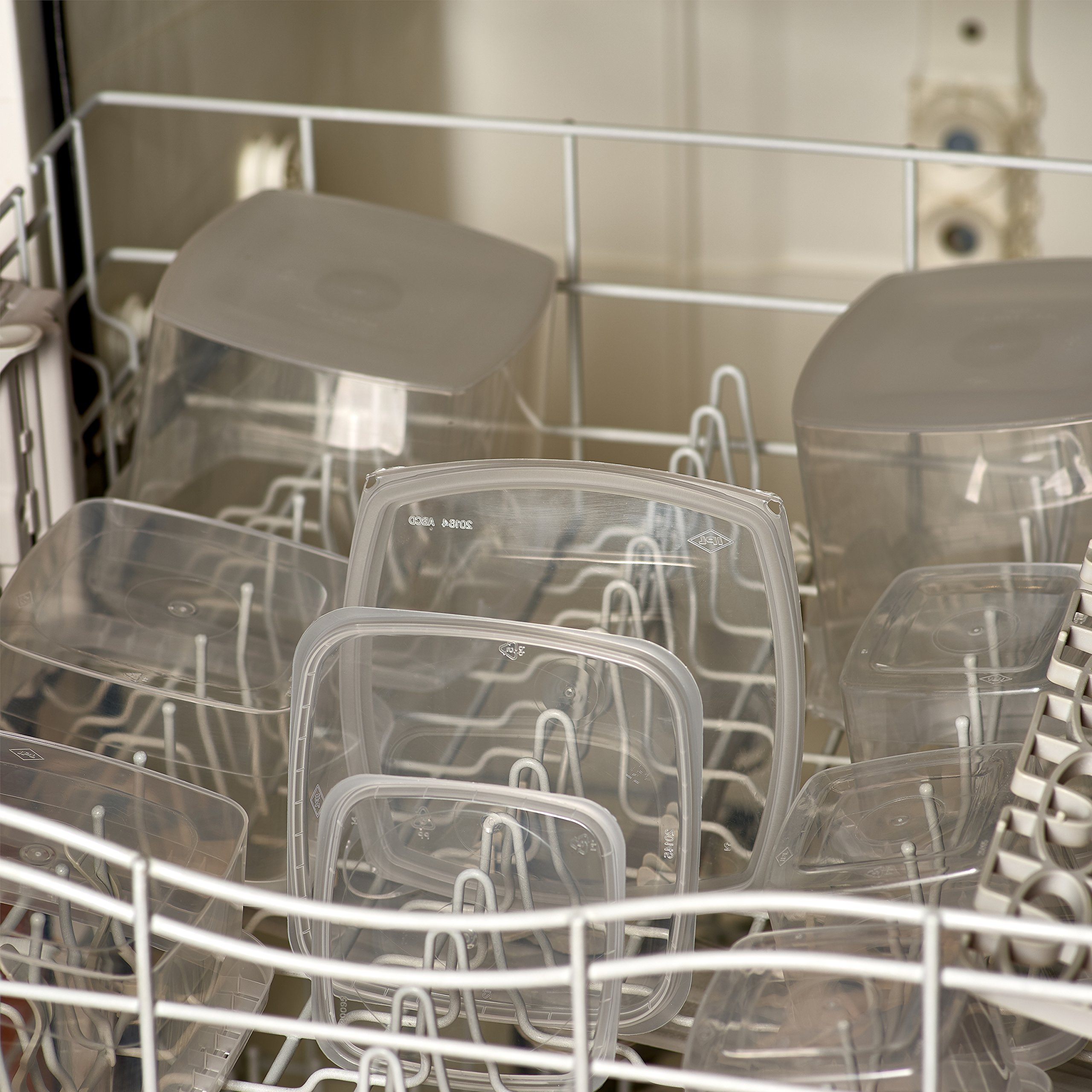 16-oz Square Clear Deli Containers with Lids - BPA-Free Tamper-Proof Food Storage Containers for Meal Prep, Takeout & Leftovers | Airtight Space-Saving Design | Pack of 25 | Perfect for Restaurants, Catering & Home Kitchen Organization