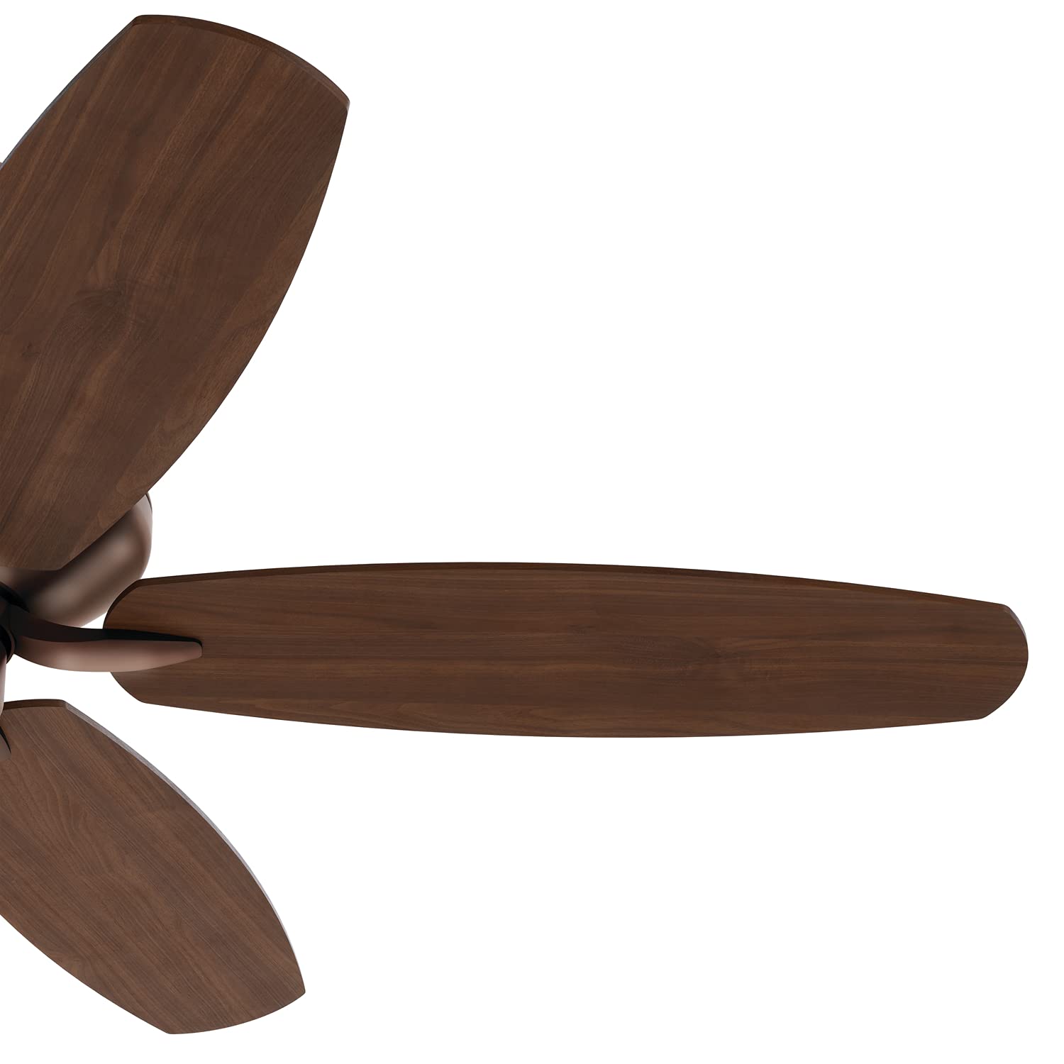 Kichler 52 Inch Indoor Ceiling Fan with Light, Oil-Rubbed Bronze Finish - Perfect for Living Room, Bedroom, and Office Cooling & Air Circulation