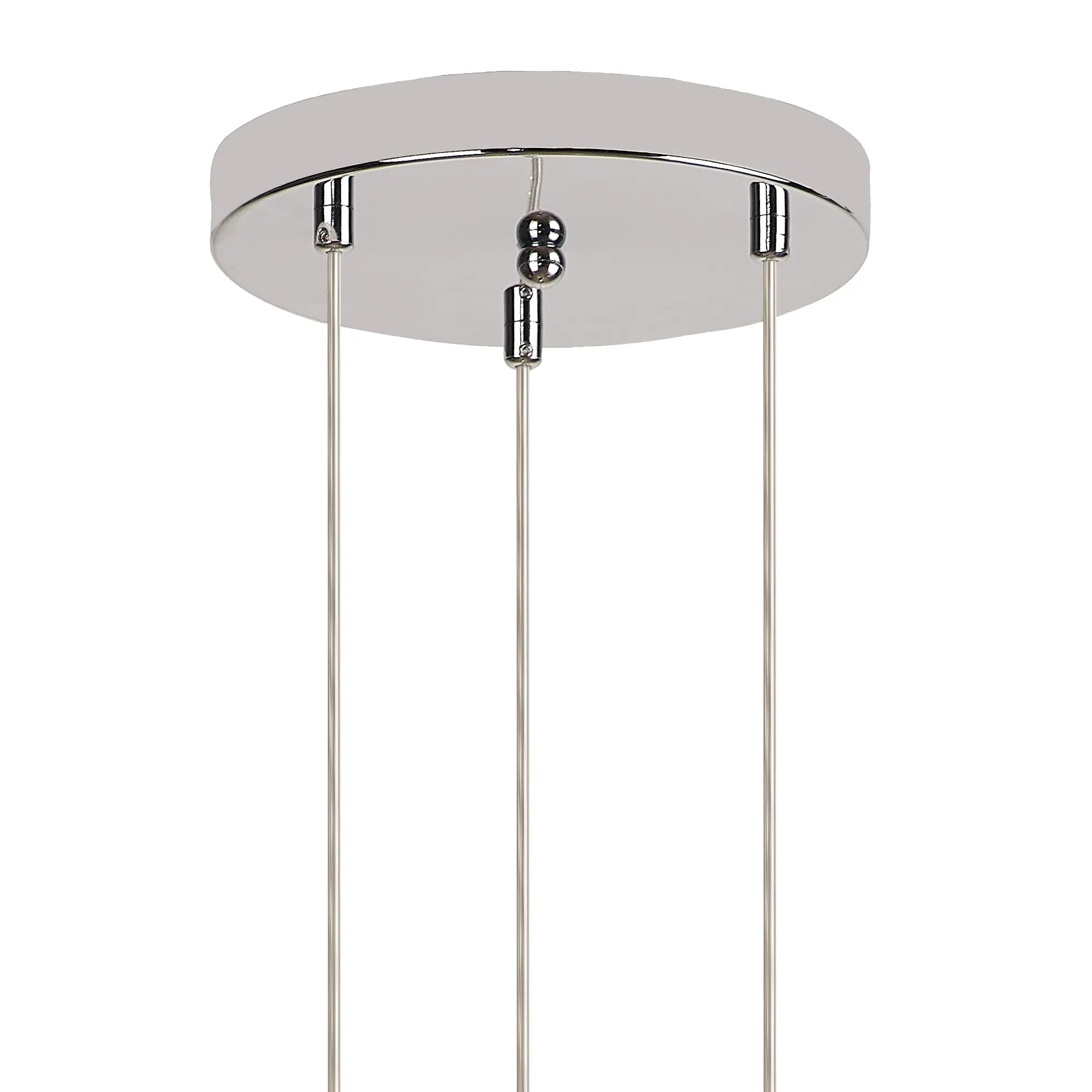 Austin 31cm Round Glass Pendant Light Fixture with 3 G9 Bulb Sockets - Perfect for Kitchen Island, Dining Room, and Modern Home Lighting