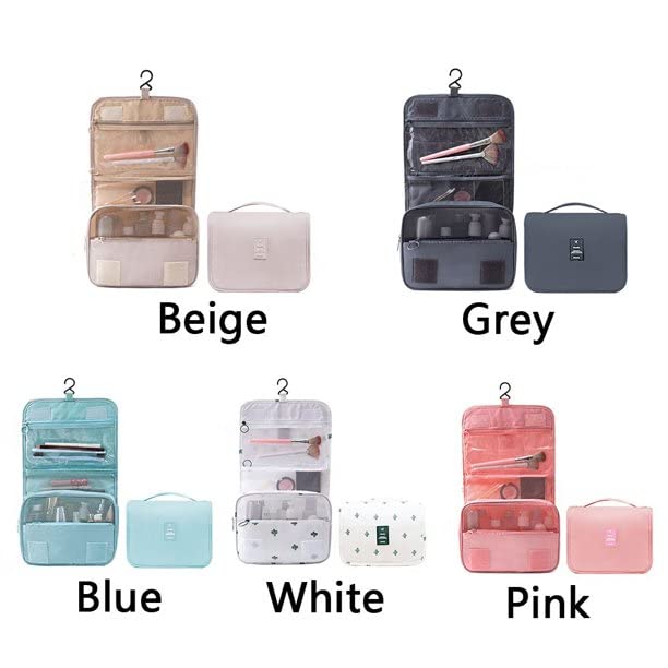 Hanging Travel Toiletry Bag for Women - Large Cosmetic Organizer with Hook, Perfect for Vacation & Business Trips