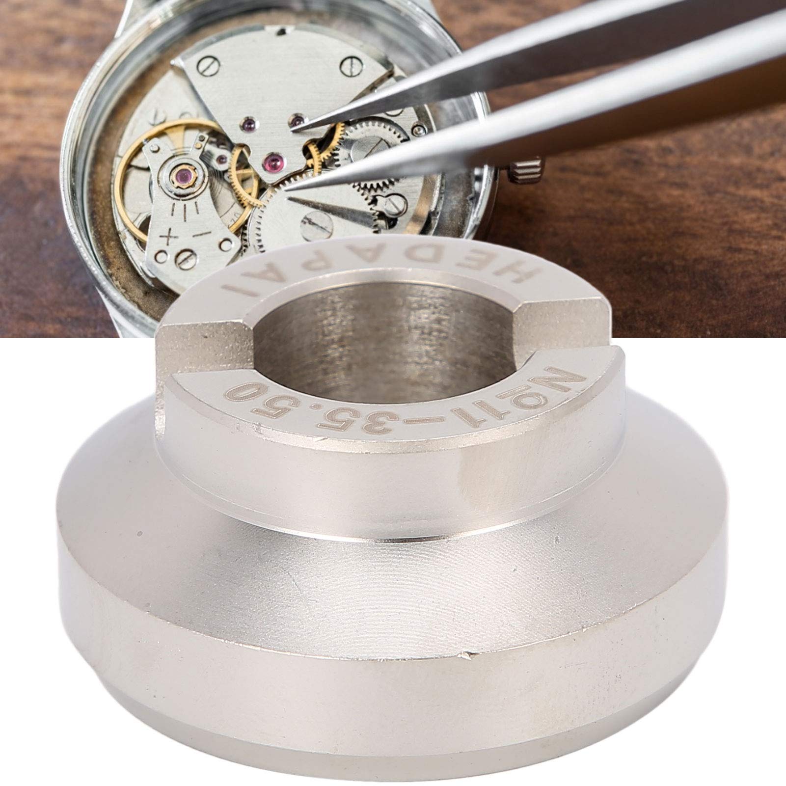 5537 Watch Case Back Opener Die - 35.5mm Professional Watch Repair Tool for Watchmakers | Watch Back Cover Remover & Screw Opener Accessory | Perfect for Rolex, Omega, Seiko Watch Repair & Maintenance