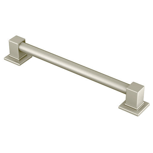 Moen 90 Degree 42-Inch Grab Bar in Brushed Nickel - YG8842BN - Bathroom Safety Handle for Seniors & ADA Compliance - Perfect for Showers, Bathtubs & Toilets