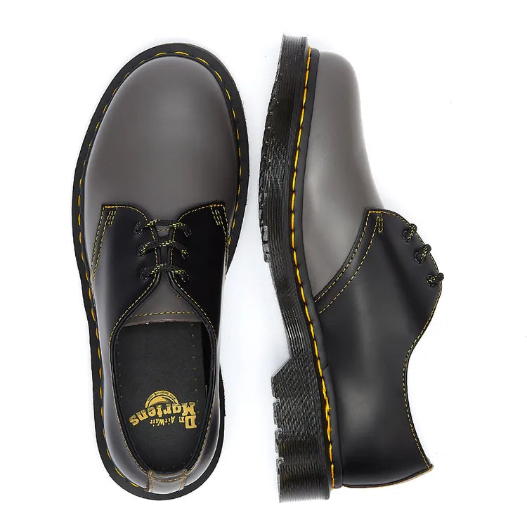 Dr. Martens 1461 Smooth Leather Shoes for Men & Women - Classic 3-Eye Lace-Up Oxfords for Casual, Work & Everyday Wear
