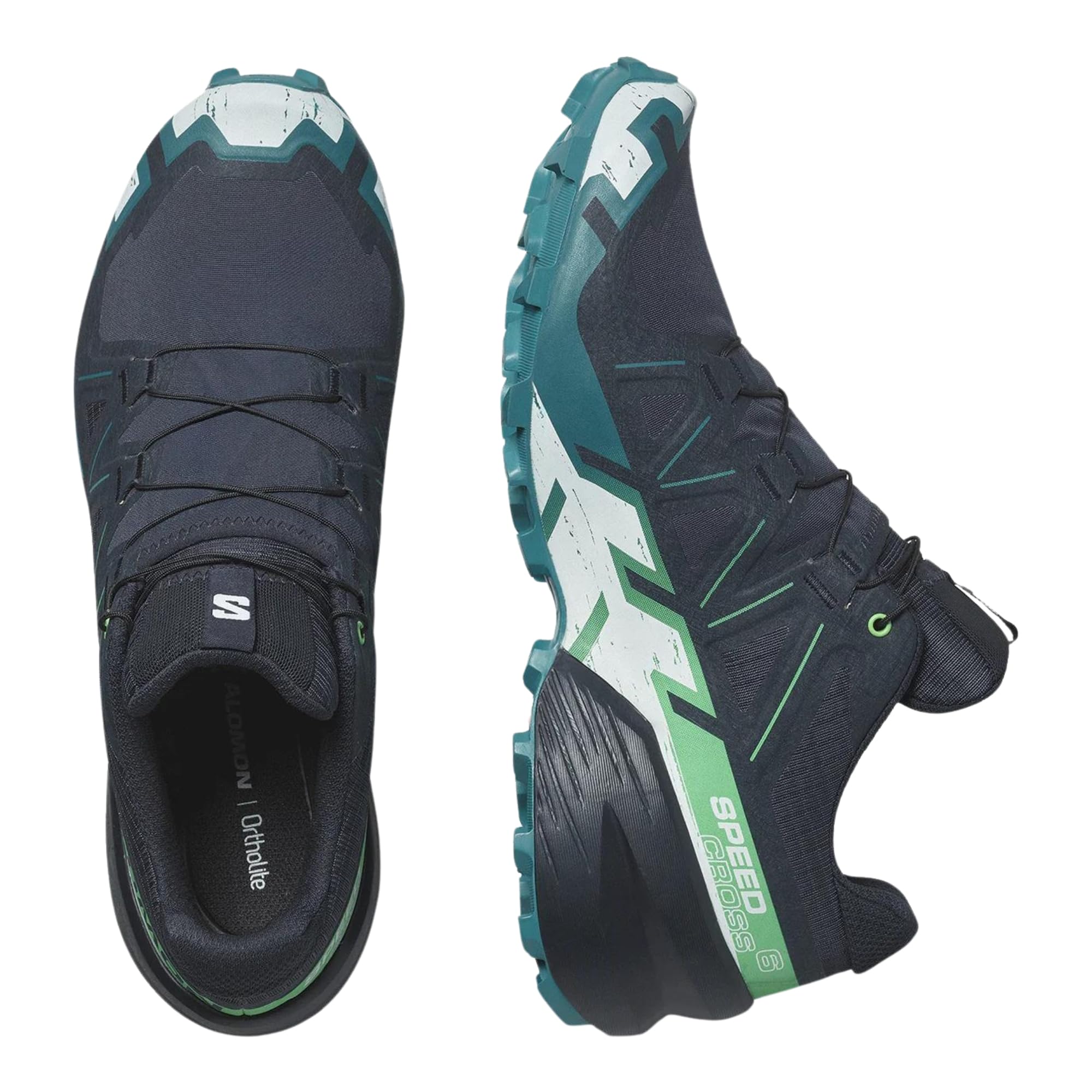 Salomon Men's Speedcross 6 Trail Running Shoes - Lightweight Hiking Sneakers for Outdoor Adventures & Mountain Trails