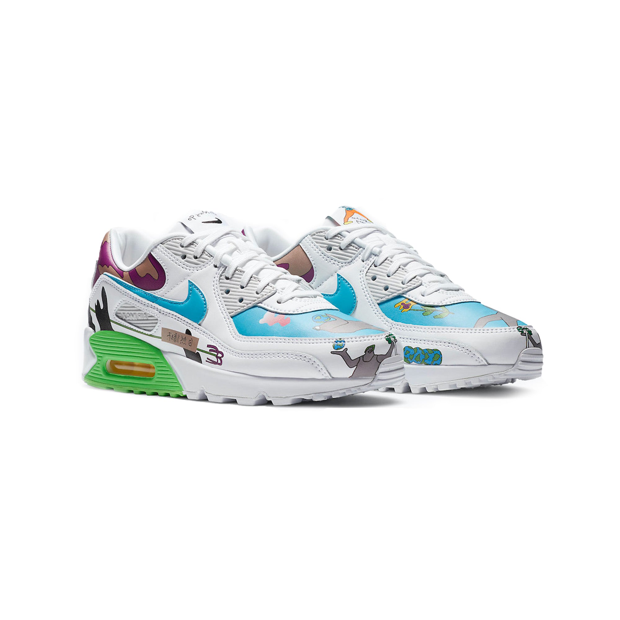 Nike Air Max 90 Flyleather 'Ruohan Wang' Running Shoes (2020) - Comfortable Sneakers for Men, Women | Perfect for Jogging, Gym Workouts & Casual Wear