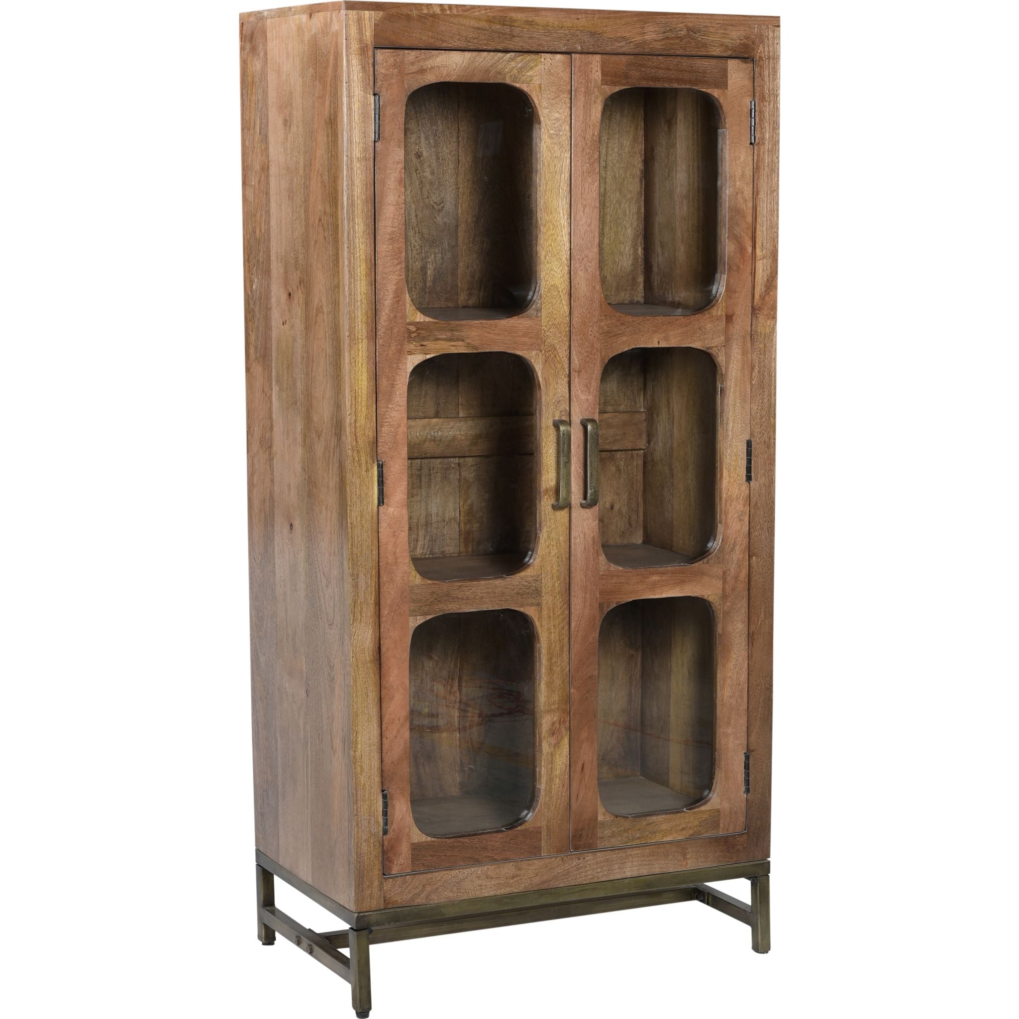 Bengal Manor Apollo Cabinet - Brown Wooden Storage Cabinet for Living Room, Bedroom & Office | Stylish Home Furniture with Ample Storage Space