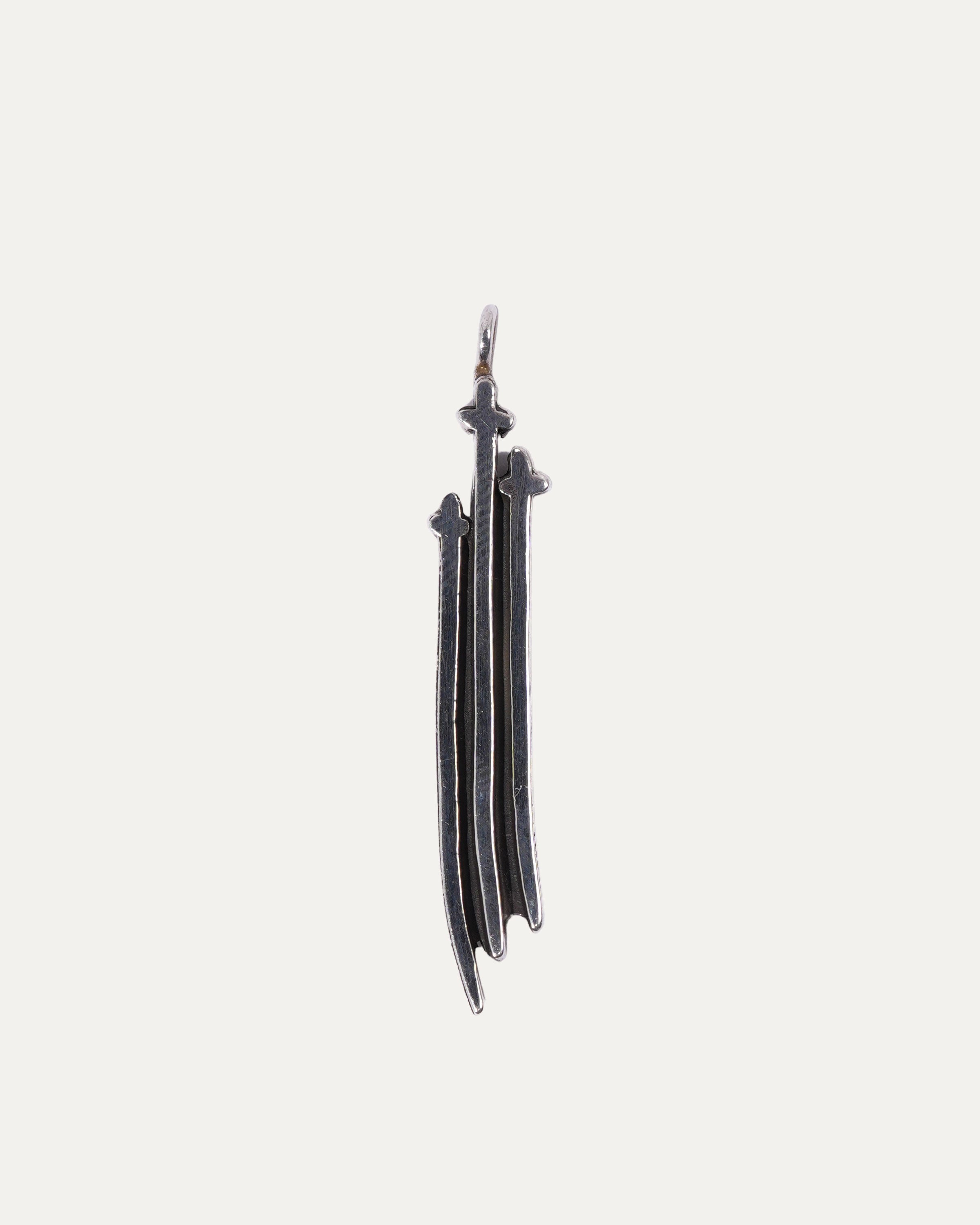 Chrome Hearts 3Rs Pendant Necklace - Gothic Cross Jewelry for Men & Women | Perfect for Everyday Wear, Gift Giving & Special Occasions