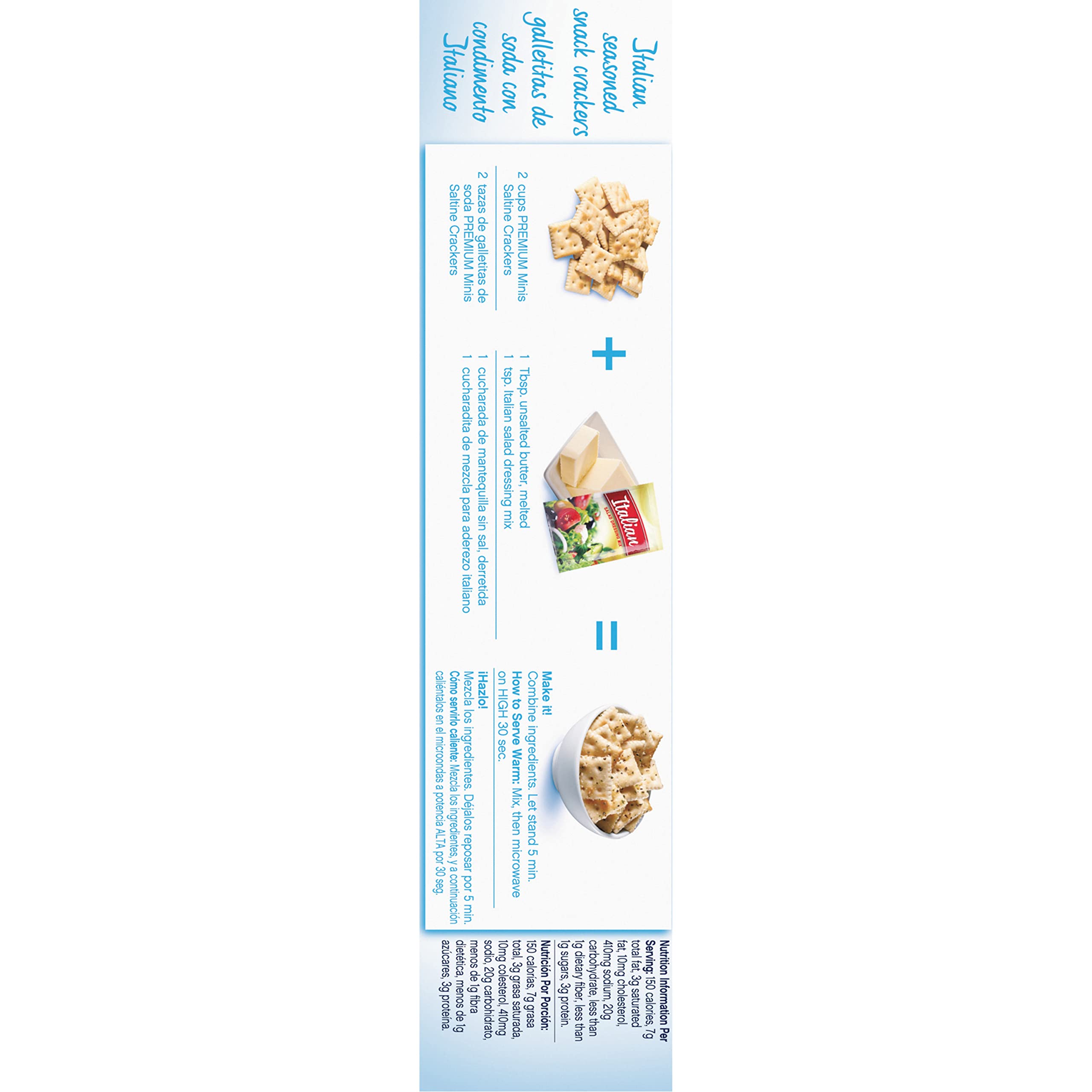 Premium Original Mini Saltine Crackers - Crunchy & Delicious Lunch Snacks, Bulk Pack (6-11 oz Boxes) - Perfect for School Lunches, Office Snacks & Party Platters