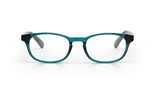 Teal Transparent Front and Temples