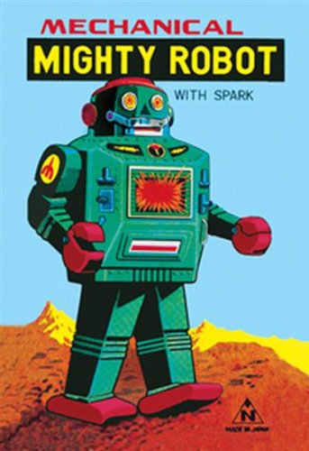 Peel & Stick Wall Decal - Mechanical Green Mighty Robot with Spark (16x24 inches) | Removable Vinyl Sticker for Kids Room, Nursery, Office & Home Decor