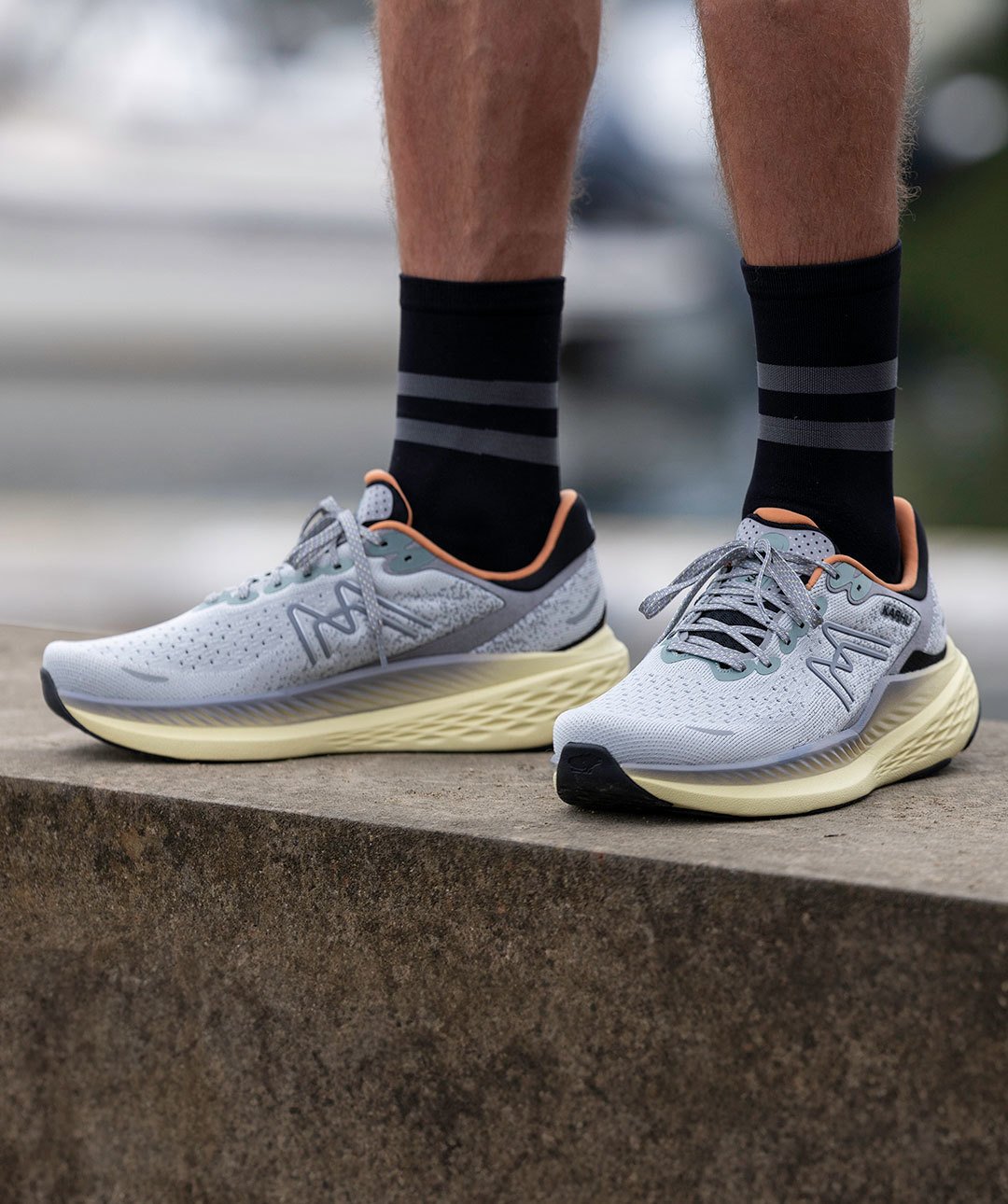 Mestari Run 1.5 Hivo Men's Running Shoes - Lunar Rock/Butterrum Color - Lightweight Cushioned Sneakers for Jogging, Gym Workouts & Daily Wear