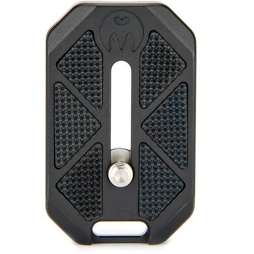 3 Legged Thing QR7 v2 Quick Release Plate - 38mm x 60mm Arca Swiss Compatible, Darkness Series (Black) | Perfect for Tripods, Monopods & Camera Stabilization Systems