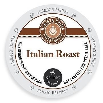Barista Prima Coffeehouse Dark Roast Extra Bold K-Cup Pods for Keurig Brewers - Italian Roast Coffee (144 Count) - Perfect for Home, Office & Coffee Lovers