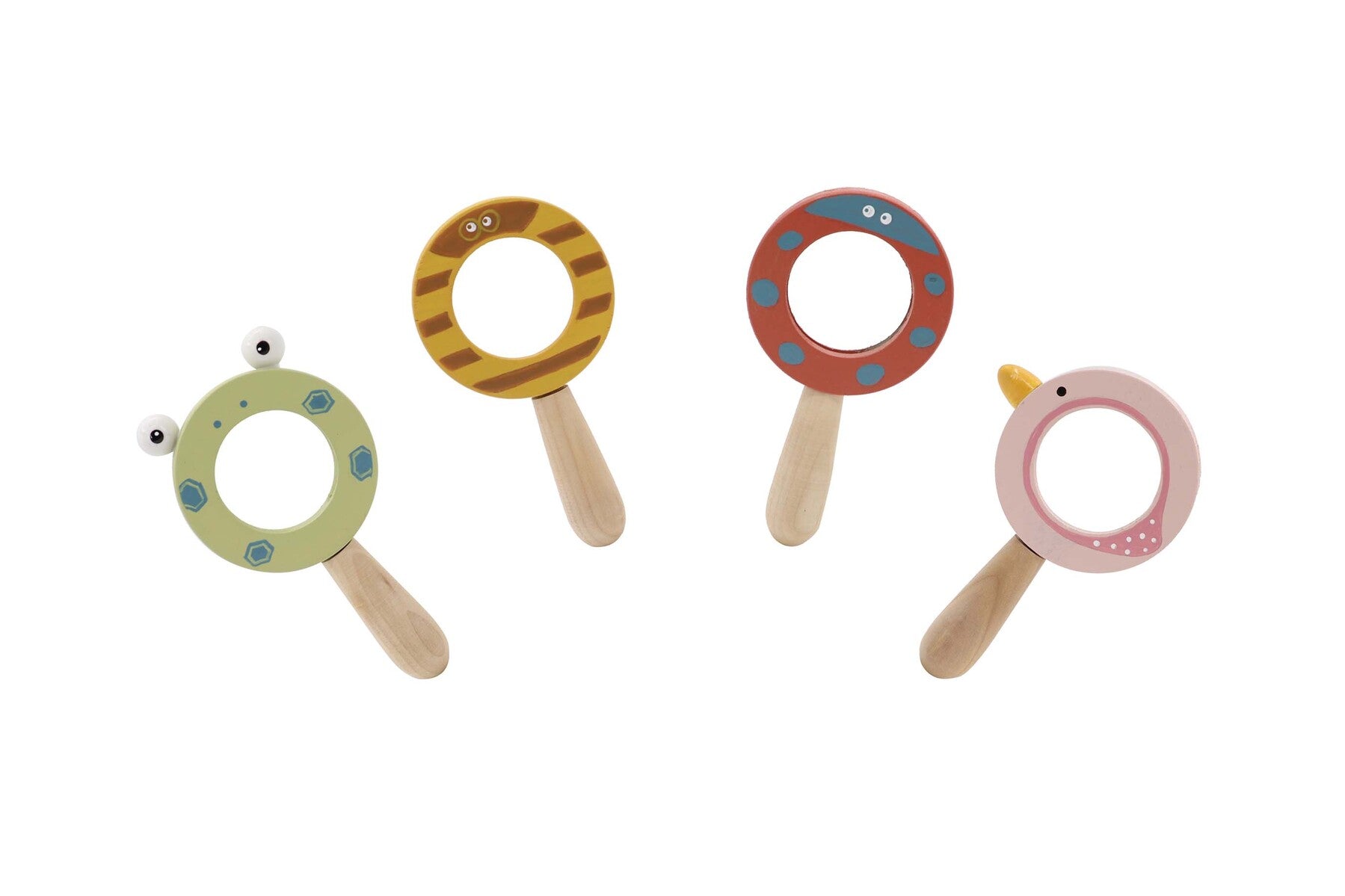 Wooden Garden Magnifying Glasses for Kids - 3x Magnification, Durable & Safe Outdoor Exploration Tools - Perfect for Bug Hunting, Nature Study, and Backyard Adventures