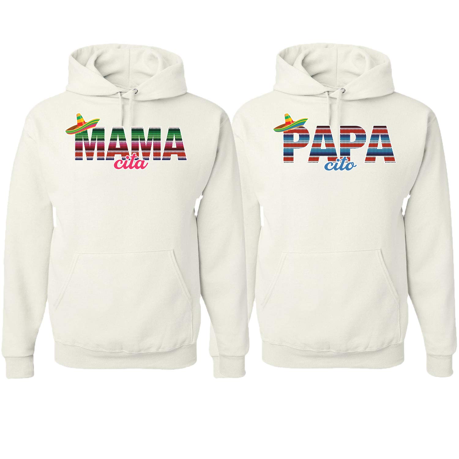 Mexican Couples Hoodie - Matching His & Hers for Best Friends & Date Nights