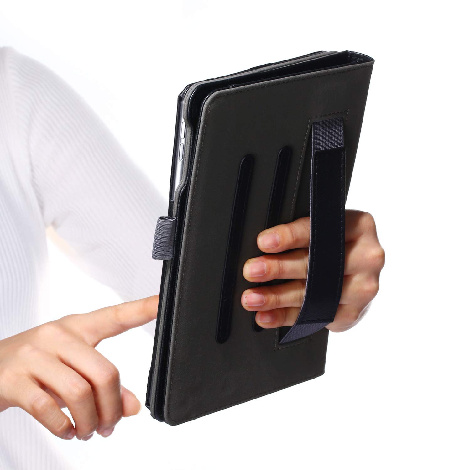 iPad Mini 5th Generation Case (2019) - Multi-Angle Stand Cover with Auto Wake/Sleep & Pencil Holder, Compatible with iPad Mini 5 (2019) & iPad Mini 4 (2015) - Perfect for Work, Study & Entertainment - Black