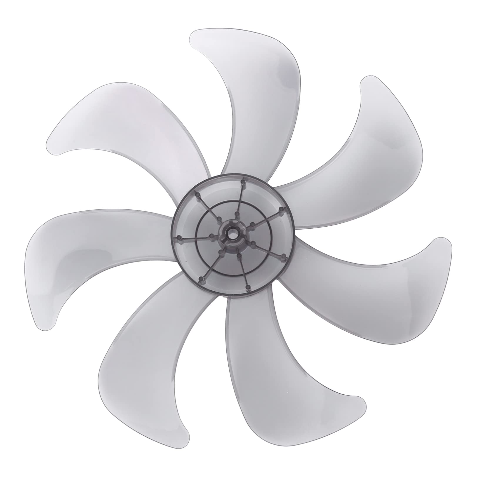 16 Inch Replacement Fan Blades with Nut Cover for Standing Pedestal & Table Fans - Compatible with Camper Fan Type E - Perfect for Home, Office, RV & Outdoor Use